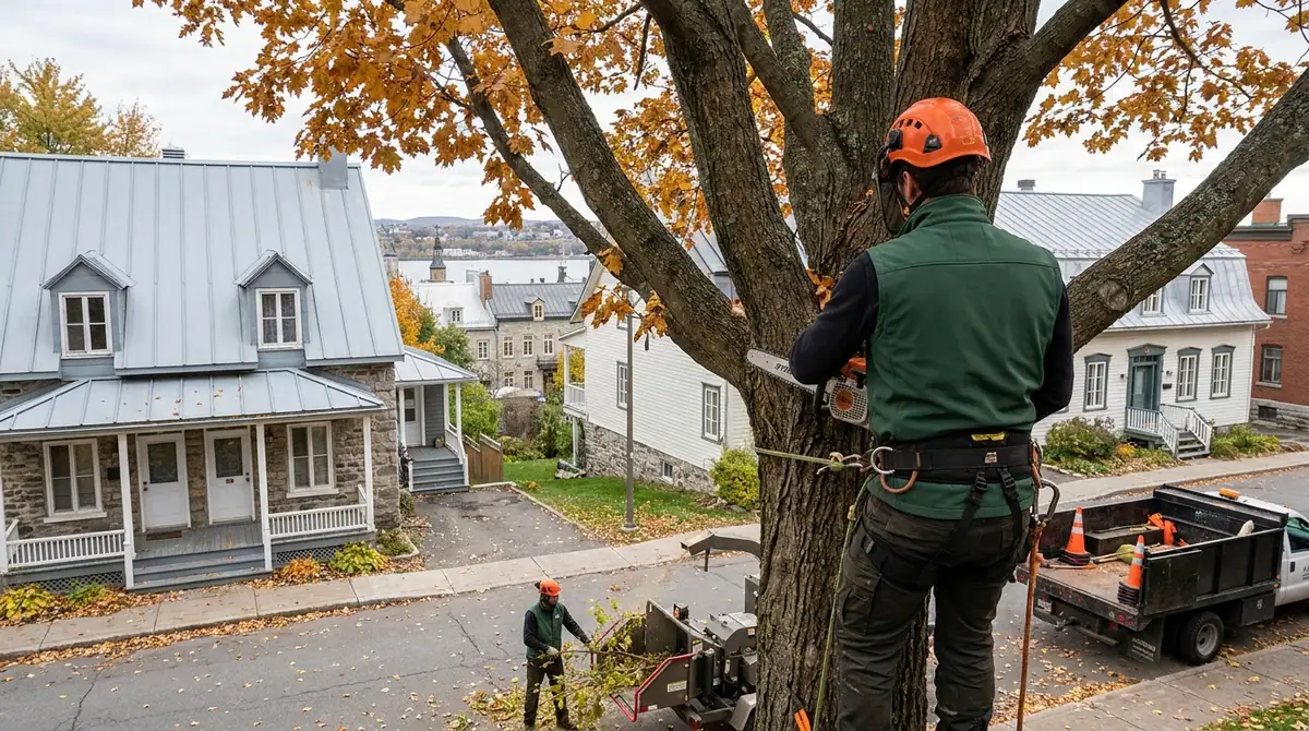Abattage d'arbre : faut-il un permis municipal au Québec ? (Québec)